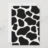 キッズホーリーカウバースデーパーティー 招待状 (裏面)