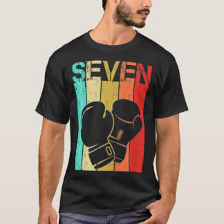 キッズボクシング7誕生日ボーイガールボクシング7歳 Tシャツ
