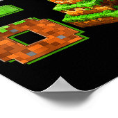 キッズボーイその私の6誕生日Broゲームピクセル6年 ポスター (角)