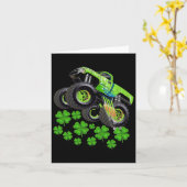 キッズボーイズおもしろいSt patricks day幼児ラッキーモンズ カード (黄色い花)