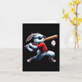 キッズボーイズハッピーイースター遊バニー野球東 カード (黄色い花)