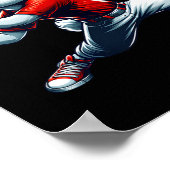 キッズボーイズハッピーイースター遊バニー野球東 ポスター (角)