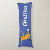 キッズボーイズルームサッカーボール名 ボディピロー (正面縦)