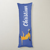 キッズボーイズルームサッカーボール名 ボディピロー (裏面 (縦))