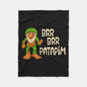 キッズボーイズ女の子イタリアンミームブラインロットBrr Brr Pata フリースブランケット (正面)