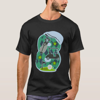 キッズボーイズ女の子8th誕生日ゴルフ恋人8 8アイ tシャツ