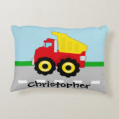 キッズボーイズ建築ダンプトラック アクセントクッション (裏面)