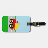 キッズボーイズ建築ダンプトラック ラゲッジタグ (正面横)