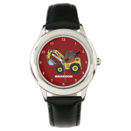 キッズボーイズ建築ディガー掘削機名 腕時計