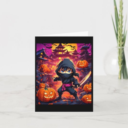 キッズボーイハロウィーン カード (正面)