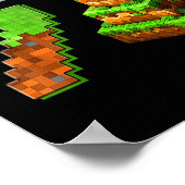 キッズボーイ私の7誕生日Broゲームピクセル7年 ポスター (角)