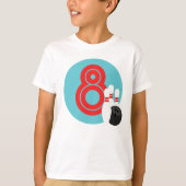キッズボーリング誕生日シャツ Tシャツ (正面)