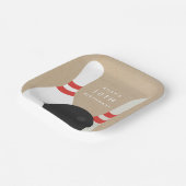 キッズボーリング誕生日パーティー ペーパープレート (傾斜あり)