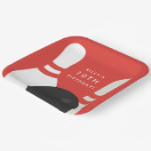 キッズボーリング誕生日パーティー ペーパープレート (傾斜あり)