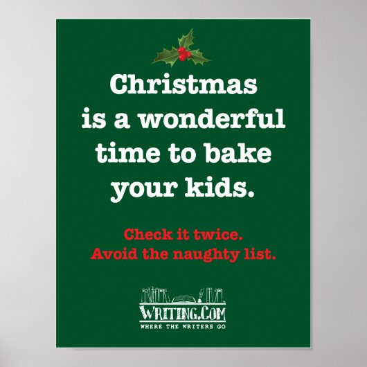 キッズポスターを焼く ポスター (正面)