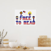 キッズポスター読を自由に表示する ポスター (キッチン)