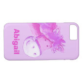 キッズポニーパープルガールズ名前をカスタムするケース Case-Mate iPhoneケース (裏面(横))