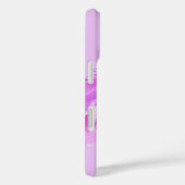 キッズポニーパープルガールズ名前をカスタムする Case-Mate iPhoneケース (裏面 / 右)