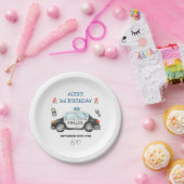 キッズポリスバースデーパーティー紙プレート ペーパープレート (パーティー)