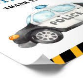 キッズポリス誕生日パーティーカード&ギフト ポスター (角)