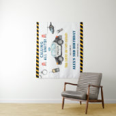 キッズポリス誕生日パーティー歓迎タペストリー タペストリー (インサイチュ)