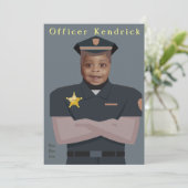 キッズポリス誕生日 招待状 (スタンド正面)