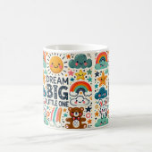 キッズマやる気を起こさせるグ – ドリームビッグ コーヒーマグカップ (中央)