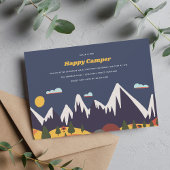 キッズマウンテンランドスケープバースデーパーティー 招待状