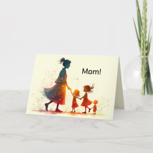 キッズマザーのデイカードから サンキューカード (正面)