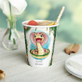 キッズマジカルスネーク誕生日 紙コップ