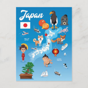 キッズマンガ日本地図 ポストカード