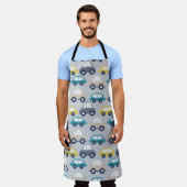 キッズマンガ車 エプロン (着用した状態)