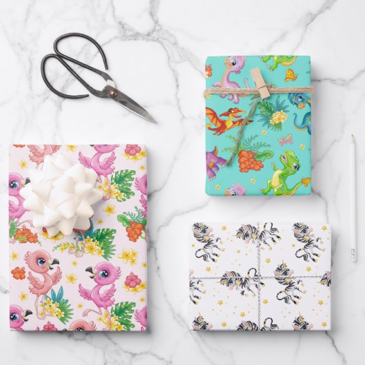 キッズマンガ ラッピングペーパーシート (正面)