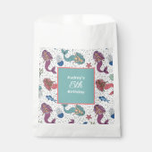 キッズマーメイド誕生日 フェイバーバッグ (正面)