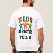🧸 キッズミストリー・チーム・タイポグラフィー 👕 Tシャツ (裏面)