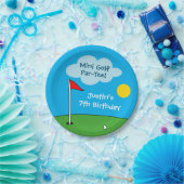 キッズミニゴルフミニゴルフ誕生日パーティー ペーパープレート (パーティー)