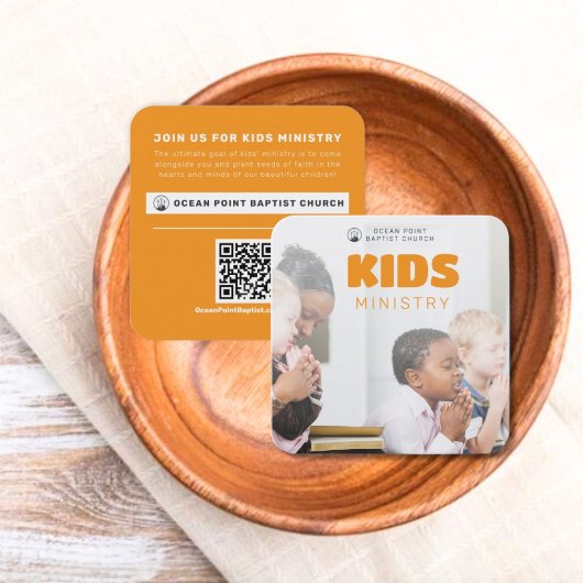 キッズミニストチャーチ招待状コールカード コーリングカード