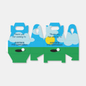 キッズミニチュアゴルフバースデーパーティーカスタム フェイバーボックス (折り畳みなし)