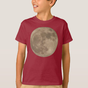 キッズムーンシャツ満月キッズスウェットシャツ Tシャツ