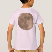 キッズムーンシャツ満月キッズムーンジャージーシャツ Tシャツ (裏面)