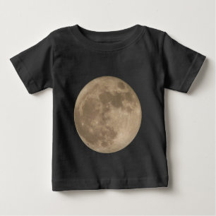 キッズムーンフード付きスウェットシャツ満月キッズスウェットシャツ ベビーTシャツ