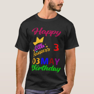 キッズメイ女子誕生日3 5月3日 Tシャツ