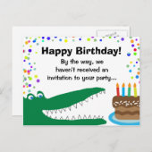 キッズメディカルデンタル患者の誕生日の挨拶 インビテーションポストカード (正面/裏面)