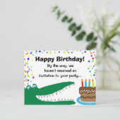 キッズメディカルデンタル患者の誕生日の挨拶 インビテーションポストカード (スタンド正面)