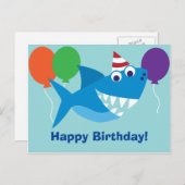 キッズメディカルデンタル患者の誕生日の挨拶 ポストカード (正面/裏面)