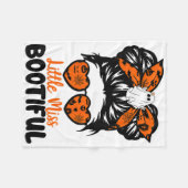 キッズメディBun小さな恋しく思ブーハロウィーン フリースブランケット (正面(横))