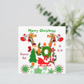 キッズメリークリスマス急いでサンタライディングキリン (スタンド正面)