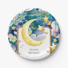 キッズモお洒落ーン誕生日 ペーパープレート