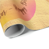 キッズモダンハッピーバースデー武術アーツアーツ空手 ラッピングペーパー (ロールコーナー)