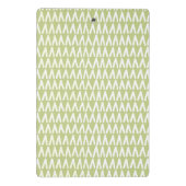 キッズモダン先生カラフルレインボークレヨンカラー ミニクリップボード (裏面)